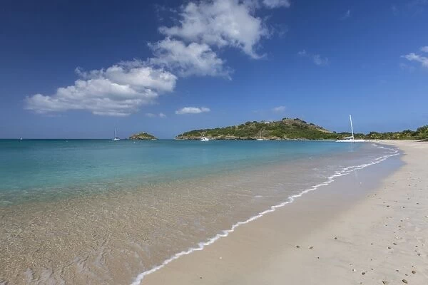 Deep Bay, a beach on the island of Antigua, Leeward Islands, West Indies, Caribbean