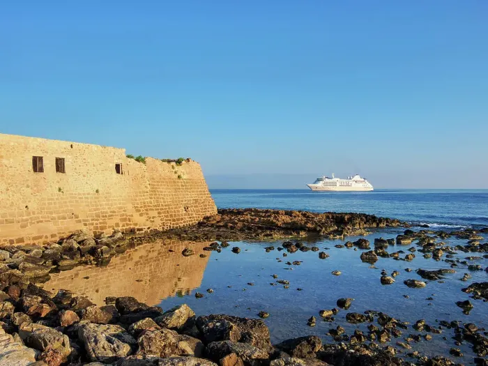 Framed Print : Defkalionos Defensive Wall, City of Chania, Crete, Greek Islands, Greece, Europe