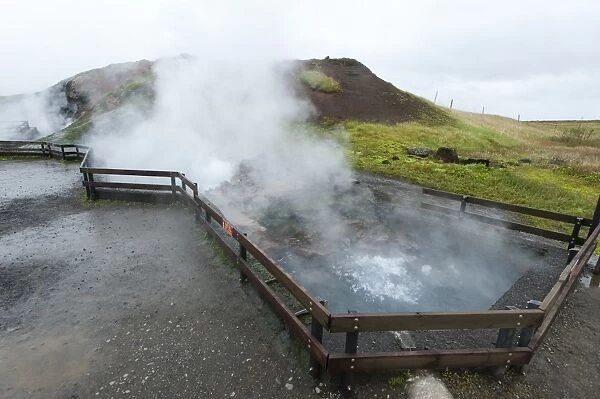 Deildartunguhver thermal spring, Borgarnes, Iceland, Polar Regions