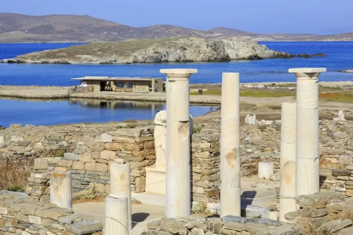 Framed Print : Delos archaeological ruins, UNESCO World Heritage Site, Delos, Cyclades, Greek Islands, Greece, Europe Framed Print : Delos archaeological ruins, UNESCO World Heritage Site, Delos, Cyclades, Greek Islands, Greece, Europe