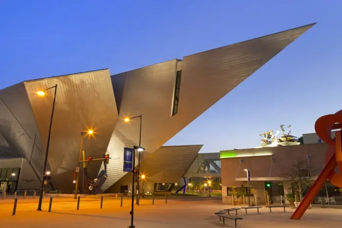 Framed Print : Denver Art Museum, Denver, Colorado, United States of America, North America Framed Print : Denver Art Museum, Denver, Colorado, United States of America, North America