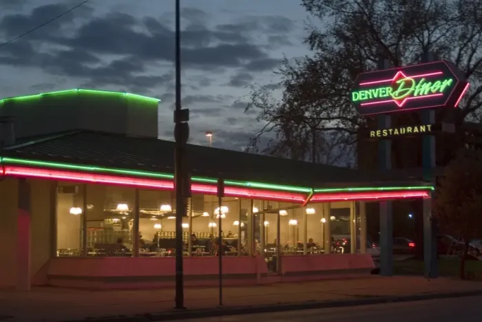 Framed Print : Denver Diner