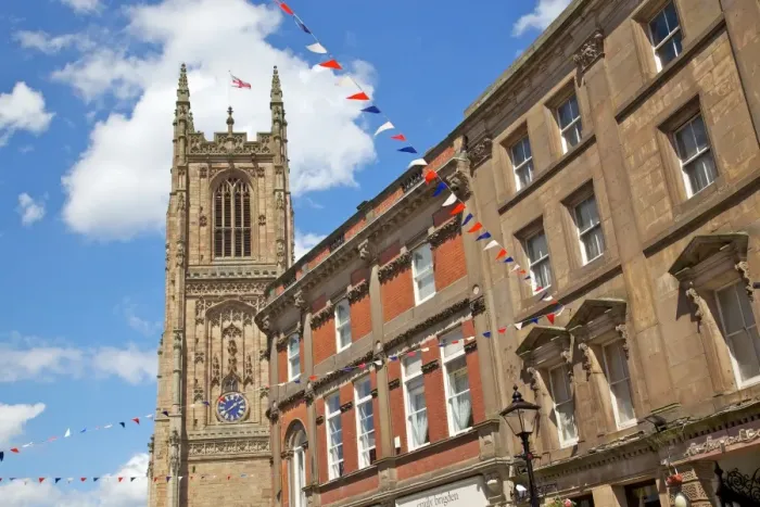 Framed Print : Derby Cathedral, Derby, Derbyshire, England, United Kingdom, Europe