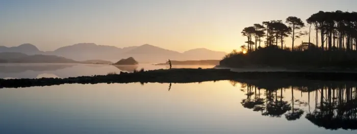 Framed Print : Derryclare Lough at dawn, Connemara, County Galway, Connacht, Republic of Ireland, Europe Framed Print : Derryclare Lough at dawn, Connemara, County Galway, Connacht, Republic of Ireland, Europe