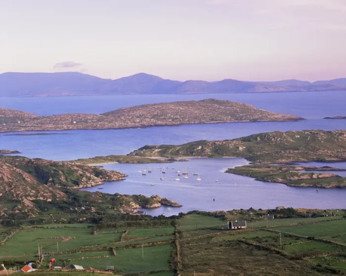 Framed Print : Derrynane Bay at sunset Framed Print : Derrynane Bay at sunset