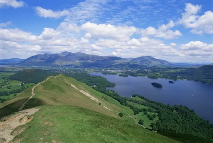 Framed Print : Derwent Water and Lonscale Fell from Cat Bells, Lake District National Park Framed Print : Derwent Water and Lonscale Fell from Cat Bells, Lake District National Park