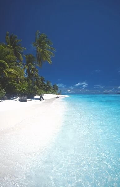Desert island, Baa atoll, The Maldives, Indian Ocean, Asia