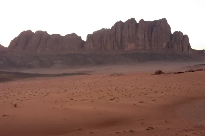 Framed Print : Desert scenery