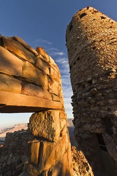 Desert View Watchtower, Grand Canyon National Park, UNESCO World Heritage Site, Northern Arizona, United States of America, North America