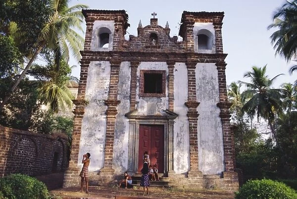 A deserted church in Goa