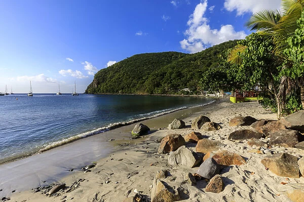 Deshaies waterfront, Death In Paradise location, Basse Terre, Guadeloupe, Leeward Islands