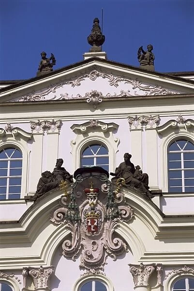 Detail, Archbishopss Palace, Prague, Czech Republic, Europe