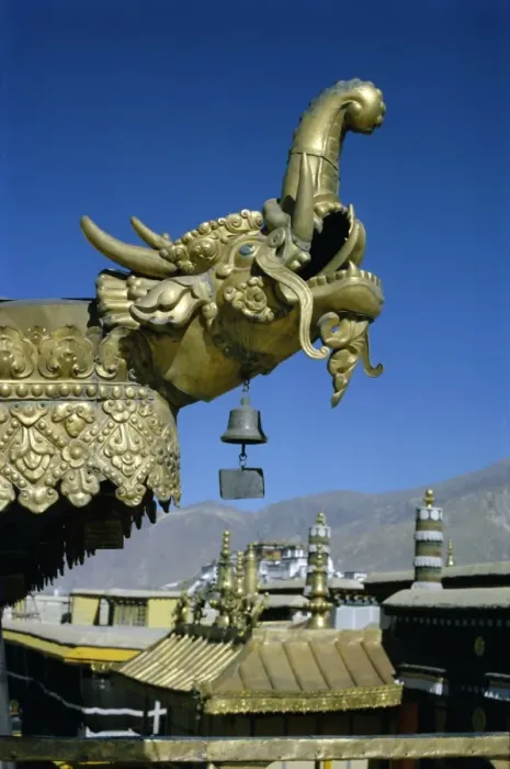 Framed Print : Detail, Jokhang temple, Lhasa, Tibet, China, Asia Framed Print : Detail, Jokhang temple, Lhasa, Tibet, China, Asia