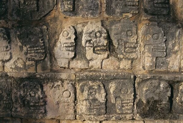 Detail, Mayan ruins