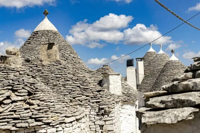 Framed Print : Details of the conical stone roofs of Trulli traditional houses, Alberobello Framed Print : Details of the conical stone roofs of Trulli traditional houses, Alberobello