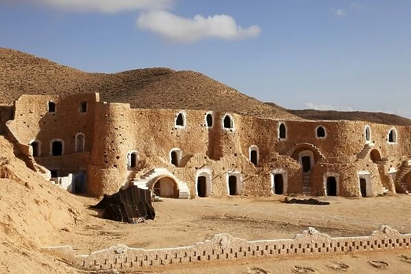 Diaramor Museum in troglodyte dwelling style building, Matmata, Tunisia