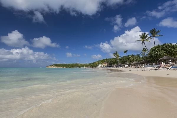 Dickinson Bay overlooking the Caribbean Sea, Antigua, Leeward Islands, West Indies