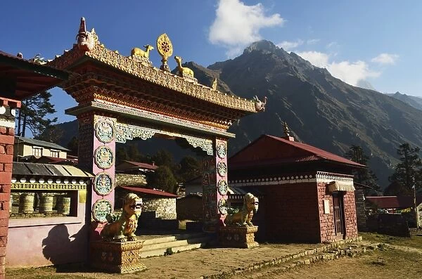 Dingboche Monastery, Sagarmatha National Park, UNESCO World Heritage Site, Solukhumbu District, Sagarmatha, Eastern Region (Purwanchal), Nepal, Himalayas, Asia