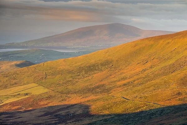 Dingle Peninsula at sunrise, County Kerry, Munster, Republic of Ireland, Europe