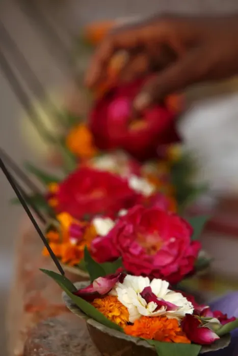 Framed Print : Diyas (floral floats with incense), Rishikesh, Uttarakhand, India, Asia Framed Print : Diyas (floral floats with incense), Rishikesh, Uttarakhand, India, Asia