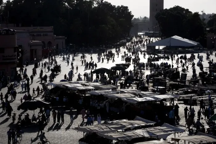 Framed Print : Djemaa el Fna, Marrakesh, Morocco, North Africa, Africa Framed Print : Djemaa el Fna, Marrakesh, Morocco, North Africa, Africa