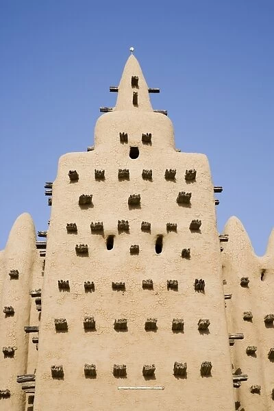 Djenne Mosque, the largest mud structure in the world, Djenne, UNESCO World Heritage Site