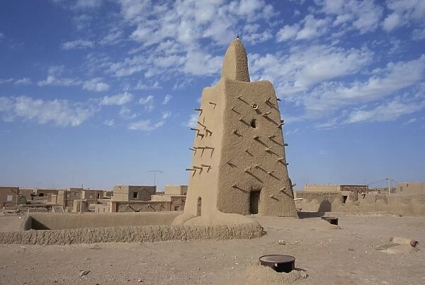The Djinguereber Mosque, Timbuktu, UNESCO World Heritage Site, Mali, West Africa, Africa