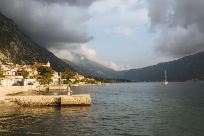 Framed Print : Dobrota, Bay of Kotor, UNESCO World Heritage Site, Montenegro, Europe Framed Print : Dobrota, Bay of Kotor, UNESCO World Heritage Site, Montenegro, Europe
