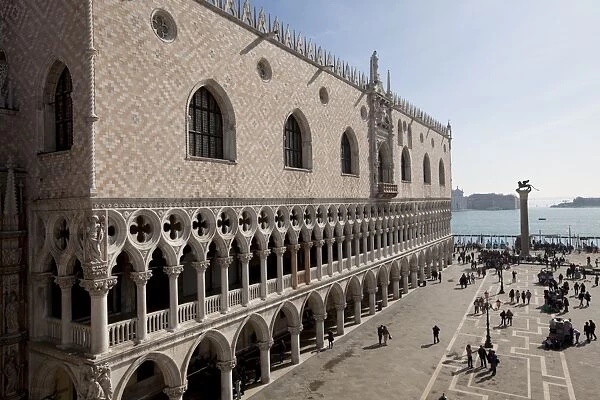 Doges Palace and St. Marks Square seen form the Basilica balcony