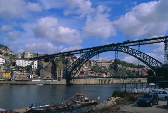Framed Print : Dom Luis I Bridge over Douro River Framed Print : Dom Luis I Bridge over Douro River