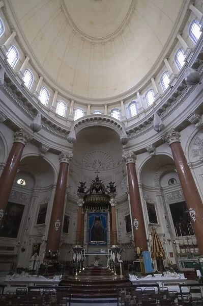 Dome of the Carmelite Church, Valletta, Malta, Europe
