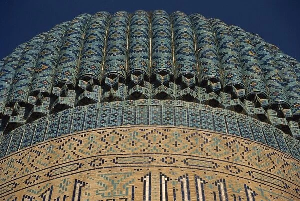 Detail of dome of the Gur-Emir Mausoleum
