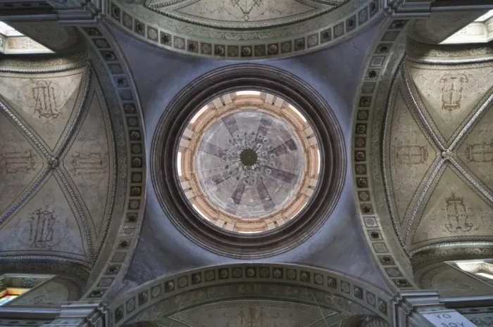 Framed Print : Dome inside Iglesia San Pedro, the main church at Mineral de Pozos (Pozos) Framed Print : Dome inside Iglesia San Pedro, the main church at Mineral de Pozos (Pozos)