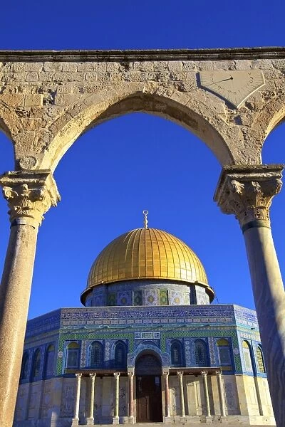 The Dome of the Rock, Temple Mount, UNESCO World Heritage Site, Jerusalem, Israel, Middle East