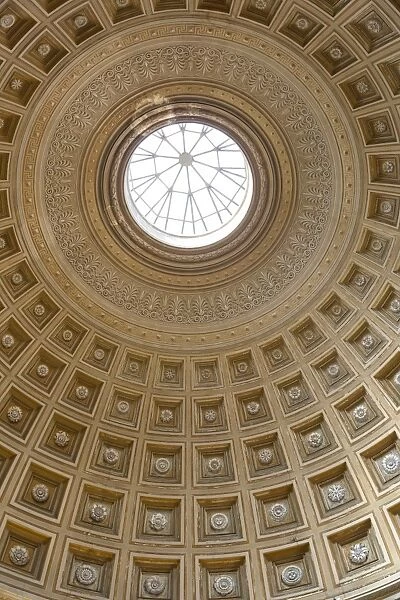 Dome of the Sala Rotonda in the Vatican Museum, Vatican City, Rome, Lazio, Italy, Europe