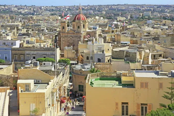 Framed Print : Domed roof of basilica St. George church in town centre of Victoria Rabat, Gozo, Malta, Mediterranean, Europe Framed Print : Domed roof of basilica St. George church in town centre of Victoria Rabat, Gozo, Malta, Mediterranean, Europe