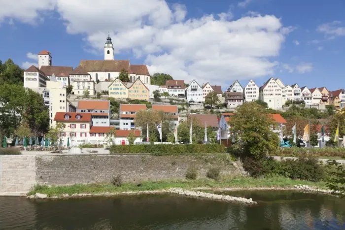 Framed Print : Dominican Monastery and Stiftskirche Heilig Kreuz collegiate church, Horb am Neckar, Black Forest, Baden Wurttemberg, Germany, Europe Framed Print : Dominican Monastery and Stiftskirche Heilig Kreuz collegiate church, Horb am Neckar, Black Forest, Baden Wurttemberg, Germany, Europe