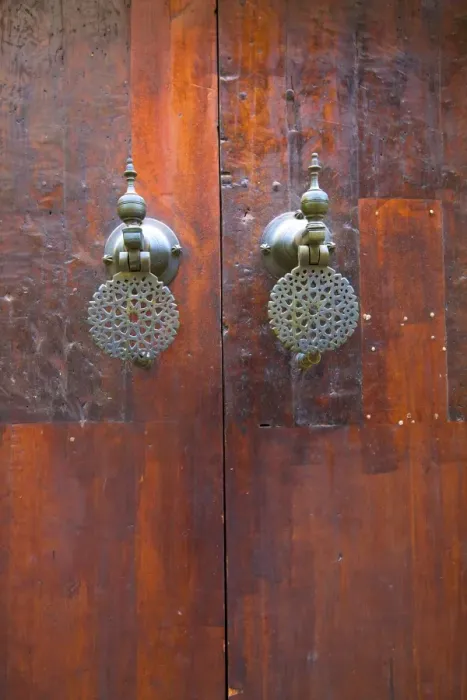 Framed Print : Door, Fez, Morocco, North Africa, Africa Framed Print : Door, Fez, Morocco, North Africa, Africa