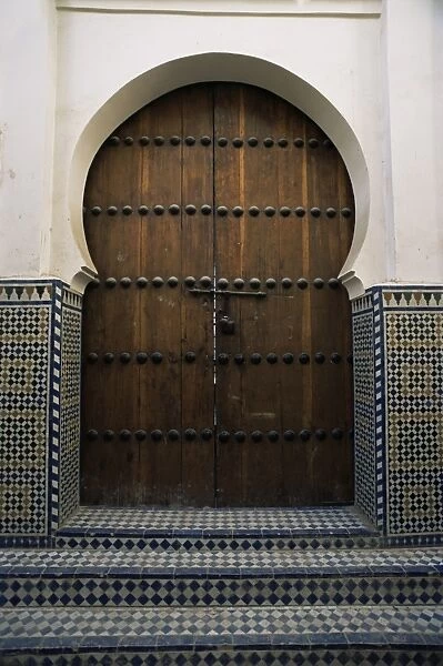 Door in the Quartier des Andalous