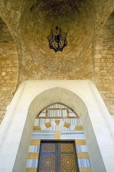 Doorway detail of entrance to the Omari Mosque