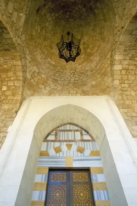 Framed Print : Doorway detail of entrance to the Omari Mosque Framed Print : Doorway detail of entrance to the Omari Mosque