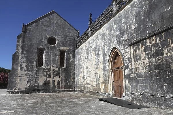 Doorway and walls at Batalha Abbey (Mosteiro de Santa Maria da Vitoria)