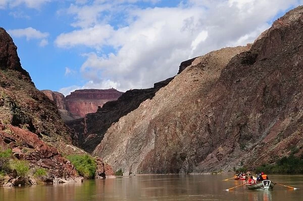 Dory travel on the Colorado River, Colorado, United States of America, North America