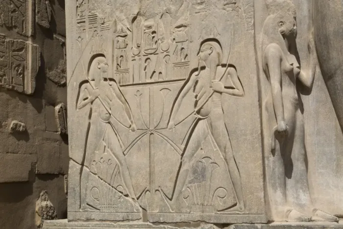 Framed Print : Double image relief of Ramses II, Luxor Temple, Luxor, Thebes, UNESCO World Heritage Site Framed Print : Double image relief of Ramses II, Luxor Temple, Luxor, Thebes, UNESCO World Heritage Site