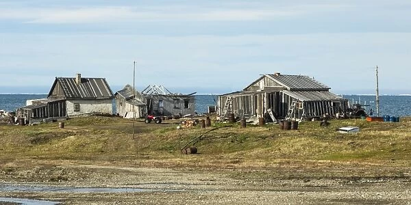 Doubtful Village, Wrangel Island, UNESCO World Heritage Site, Chuckchi Sea, Russian Far East, Russia, Europe