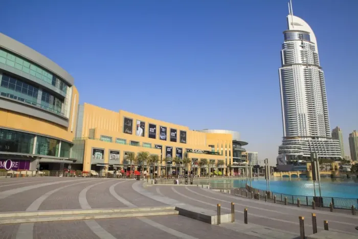Framed Print : Downtown Dubai district, Dubai Mall, The Address Tower and Souk Al Bahar Framed Print : Downtown Dubai district, Dubai Mall, The Address Tower and Souk Al Bahar