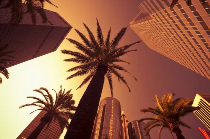 Framed Print : Downtown, Los Angeles, California, United States of America, North America