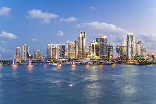 Downtown Miami skyline, Miami, Florida, United States of America, North America