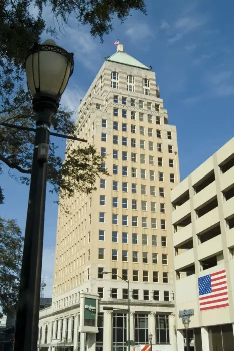 Framed Print : Downtown, Mobile Framed Print : Downtown, Mobile
