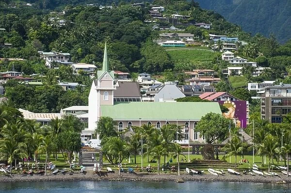 Downtown Papeete, Tahiti, Society Islands, French Polynesia, Pacific